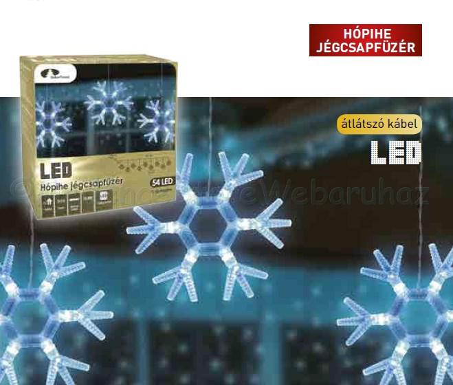 Hópihe jégcsapfüzér 2,4 m  54 LED