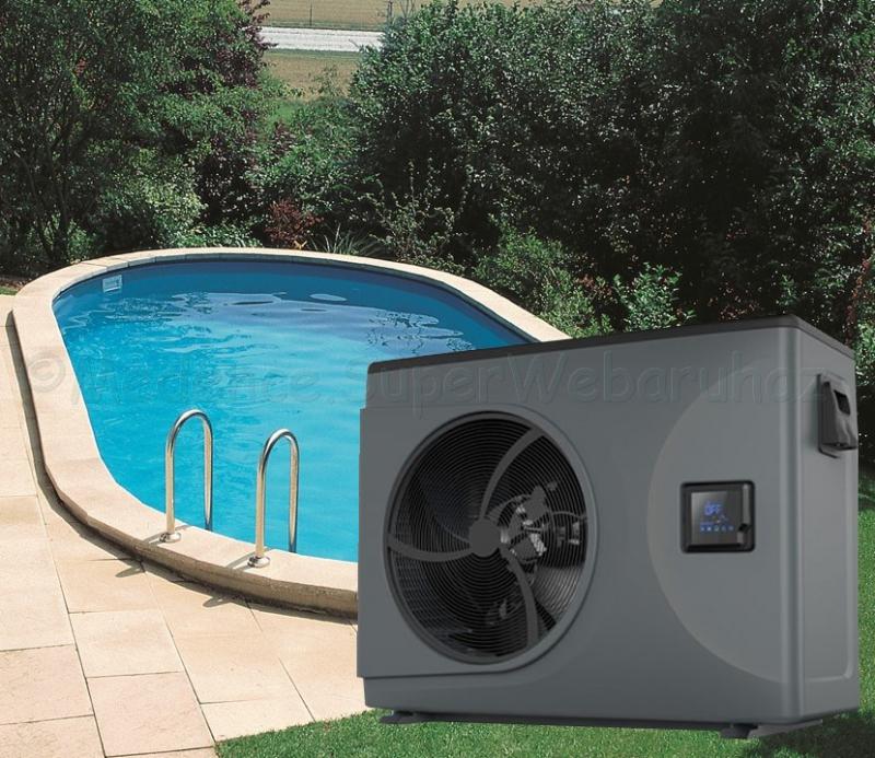 Miracle PLUS inverteres hőszivattyú 30-45 m3 medencékhez, 9 KW