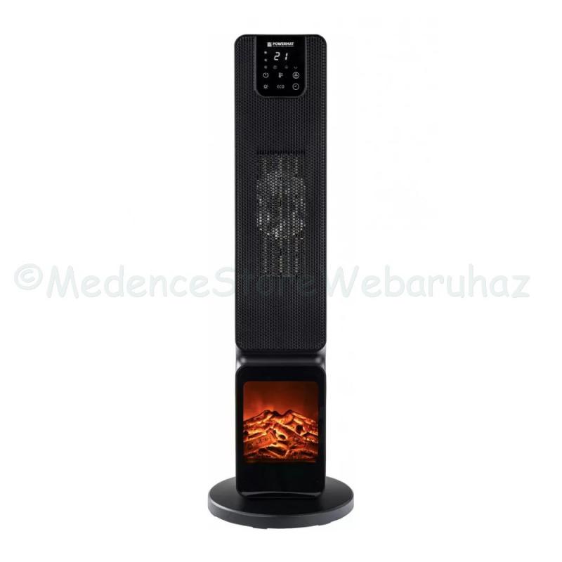 Oszlopos kandalló, elektromos kerámia fűtőtest 1000 / 2500 W - POWERMAT