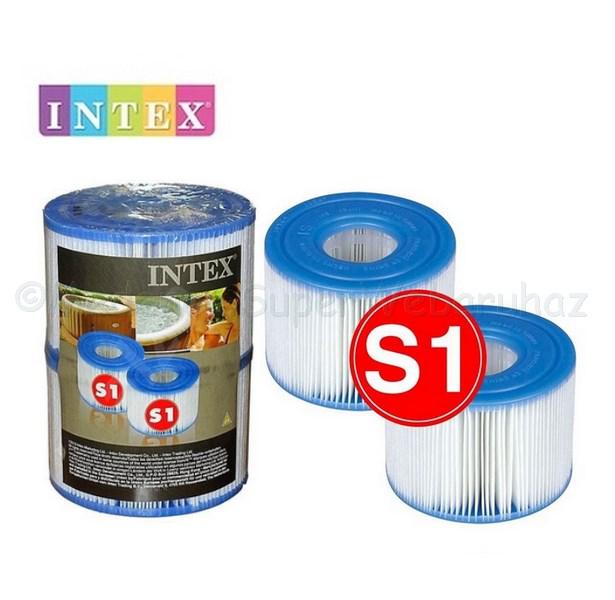Papír szűrőbetét - INTEX  S1 masszázsmedencéhez 2 db