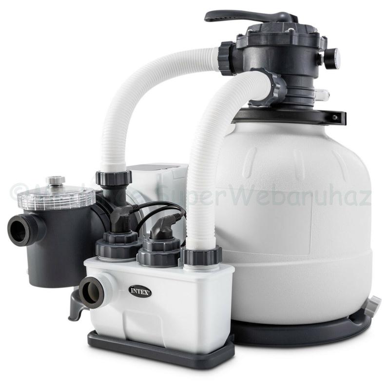 Sóbontós, homokszűrős vízforgató KRYSTAL CLEAR QX2100, 5,7 m3/óra ECO technológiával