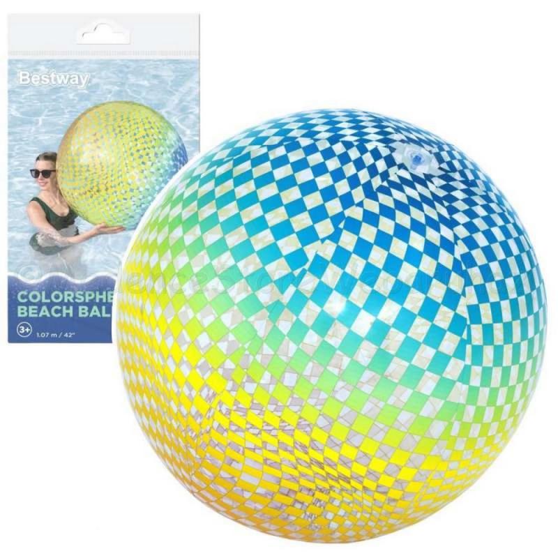 Strandlabda geometriai mintával 107cm