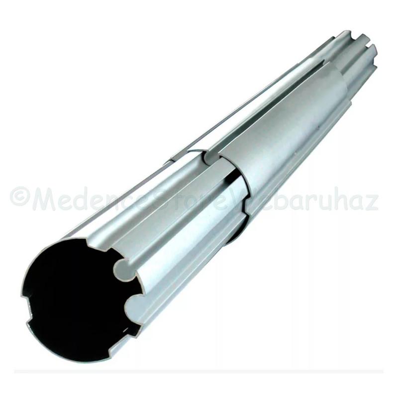 Szolártekercselő tengely barázdált D 80 mm