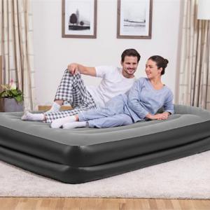 2 személyes Air Bed ágy beépített pumpával 203 x 152 x 46 cm - Komfort Quenn
