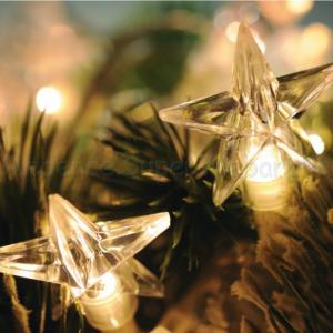 Csillagfüzér elemes, 1 m 10 LED