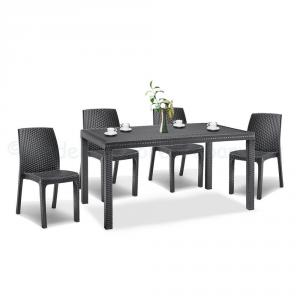 Étkező garnitúra szett - Hellda 4+1