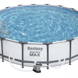 Fémvázas medence 549 x 122 cm készlet Steel Pro MAX