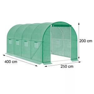 Fóliasátor 2,5 x 4,0 m váz+fólia