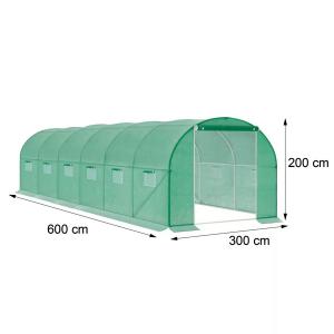 Fóliasátor 3 x 6 m váz+fólia