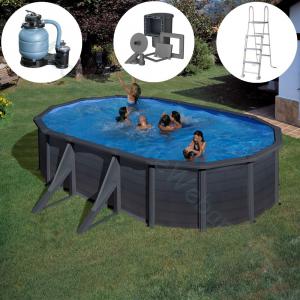 GRAPHITE KIT merevfalú medence szett 5,0 m x 3,0 m x1,2 m