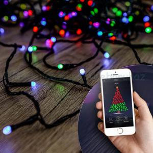 HEYLIGHT telefonnal vezérelhető fényfüzér 160 LED 16 m