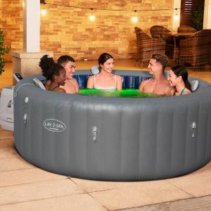 HydroJet Pro Lay-Z-Spa Santorini Smart masszázsmedence 5-7 személyes