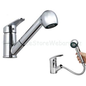 Kihúzható mosogató csaptelep - Carol, króm