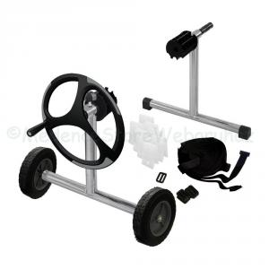 Kokido Ig  rozsdamentes acél medencetakaró tekercselő