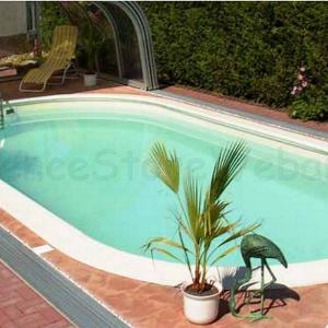 Monaco medence 3,5 x 7,0 x 1,2 m homok stílus