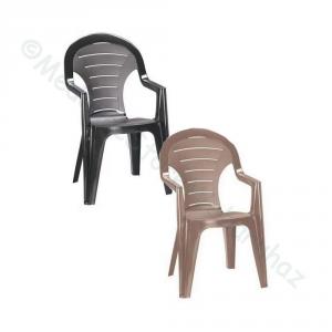 Műanyag karfás kerti szék - Bonaire