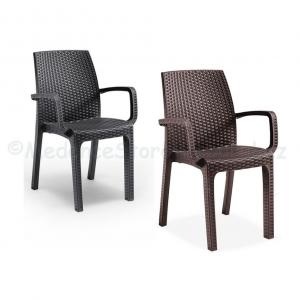 Műanyag karfás kerti szék - Verdi