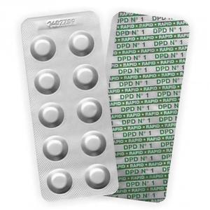 Pótreagens tablettás vízelemzőhöz DPD 1 tabletta