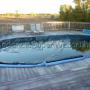 Süllyesztett medencéhez téli takaró 7,6 x 13,7 m