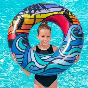 Úszógumi 91 cm - Coastal Castaway pálmafák kék hullám