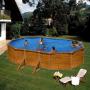 WOOD merevfalú medence 6,10 m x 3,75 m x 1,20 m ovál