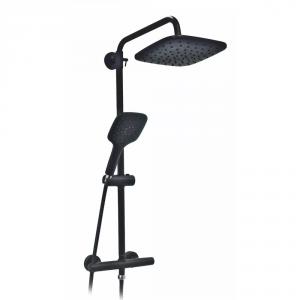 Zuhanyszett termosztátos csapteleppel - Vesuvio fekete