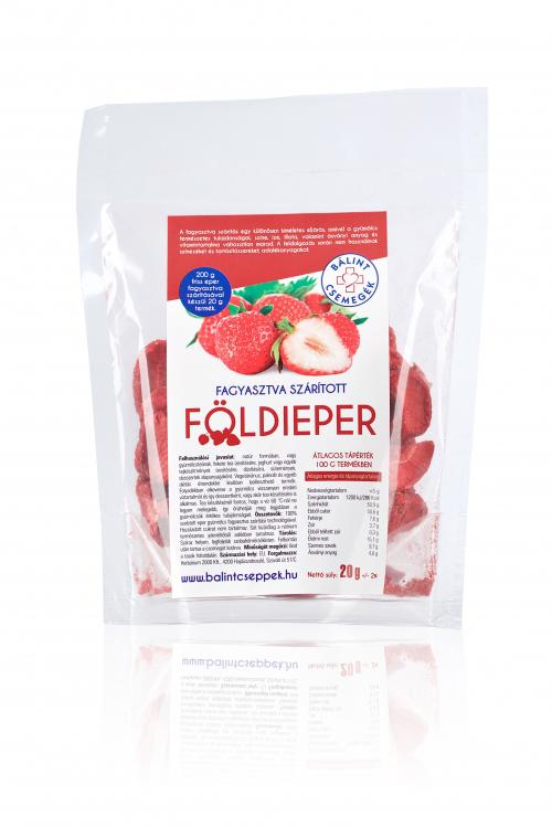 BÁLINT CSEMEGÉK FAGYASZTVA SZÁRÍTOTT FÖLDIEPER 20G