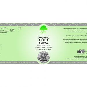 Lucerna 500mg (Organic Alfalfa) 120 kapszula (G&G)