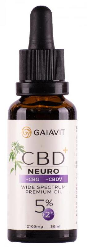 Gaiavit CBD Neuro 5+2% - (CBD+CBG+CBDV) 30ml