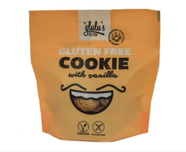 GLUTÉNMENTES GLULUS FREE FROM VANILIÁS KEKSZ 100G