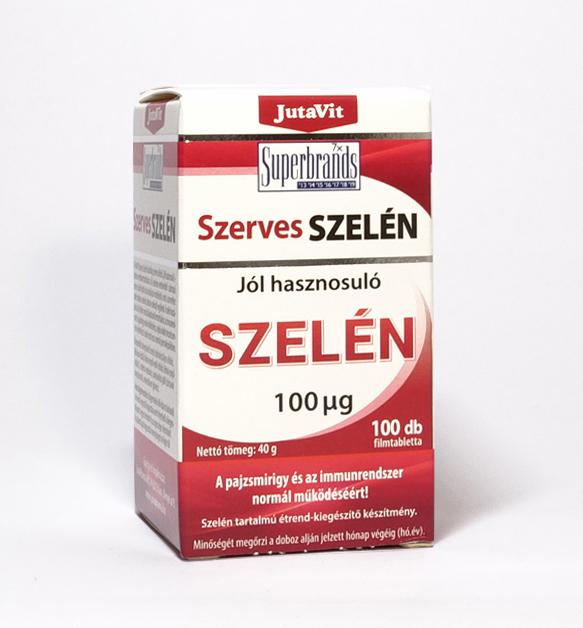 JUTAVIT SZERVES SZELÉN 100 FILMTABLETTA 100DB