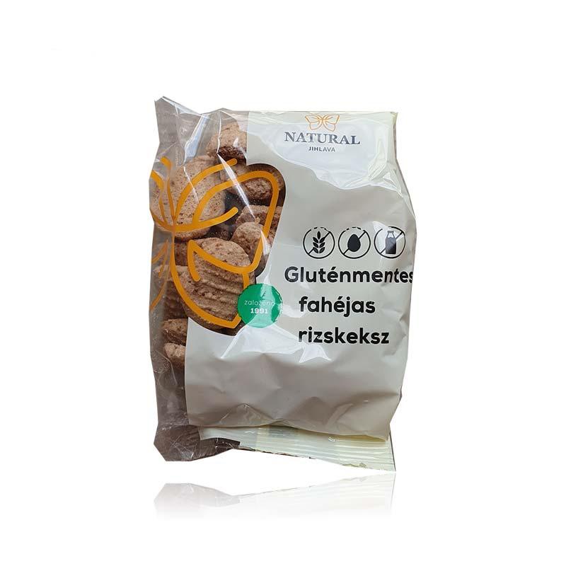 Natural gluténmentes fahéjas rizskeksz 150g