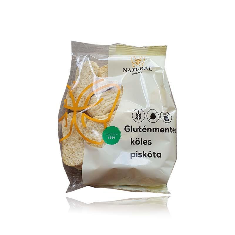 Natural gluténmentes köles piskóta 150g