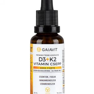 Gaiavit D3+K2 vitamin csepp 4000 Forte - 70 adag