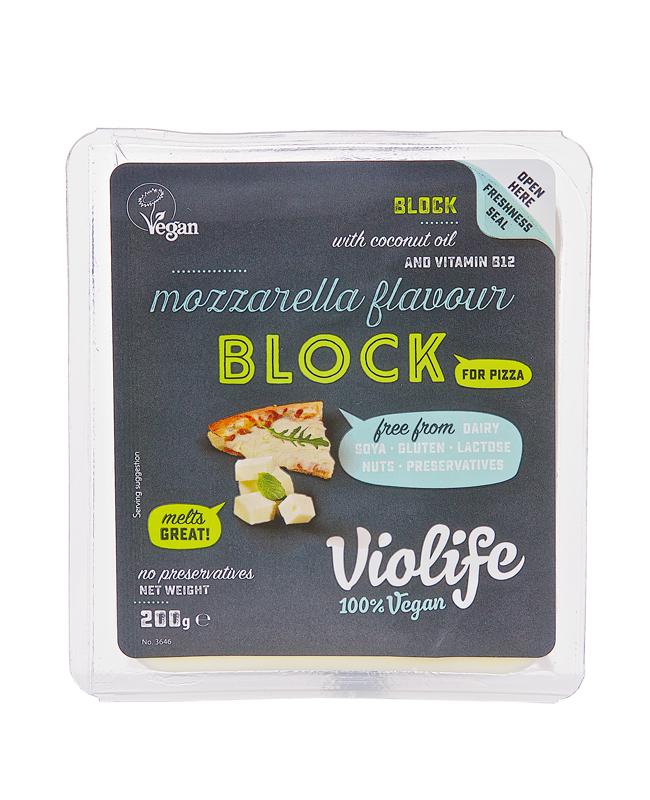 Violife pizzához, mozarella olvadós növényi szendvicsfeltét 200gx13 H