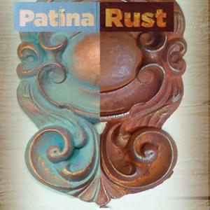 Patina és rozsda festék