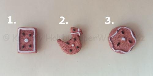 3D mézeskalács figurák, poly
