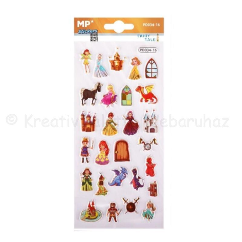 3D öntapadó matrica - mesehősök