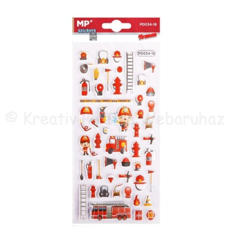 3D öntapadó matrica - tűzoltás