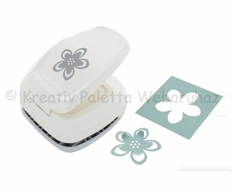 3D sziluett formalyukasztó 38 mm - virág