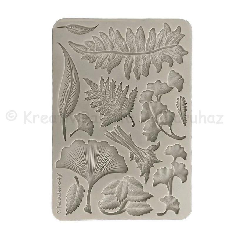 A5 szilikon öntőforma -  Herbarium Silvae - levélgyűjtemény