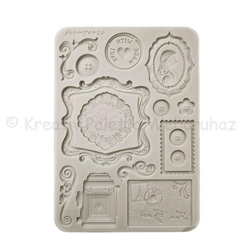 A5 szilikon öntőforma - Quiet Days plates