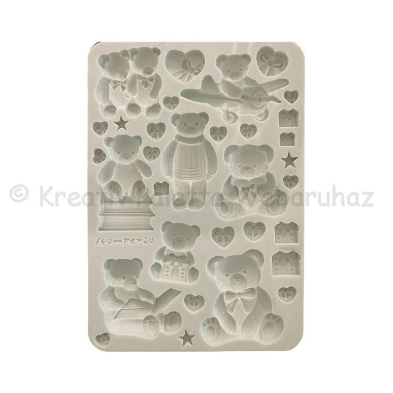 A5 szilikon öntőforma - The Owl's House - macik