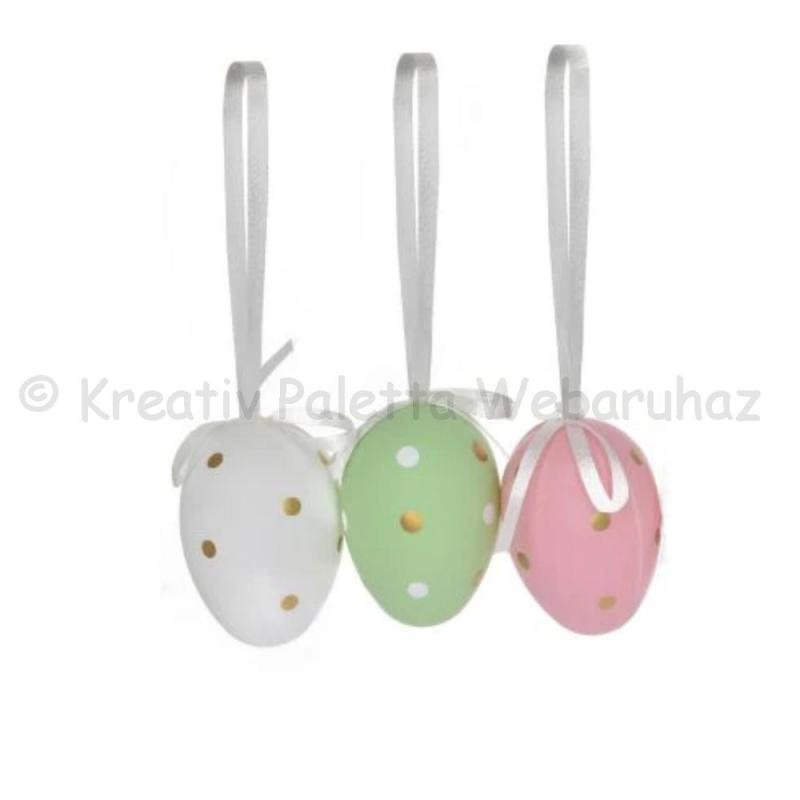 Akasztós tojás 6 cm 3 db