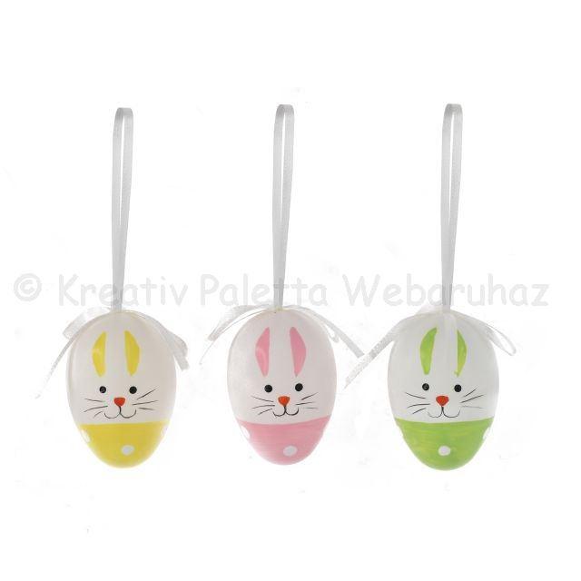 Akasztós tojás 6 cm 3 db