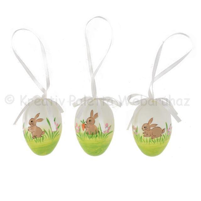 Akasztós tojás 6 cm 3 db