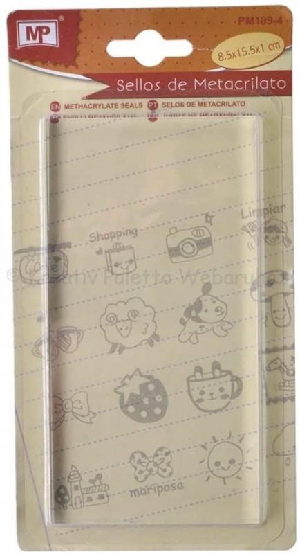 Akril blokk szilikonbélyegző alap 8,5 x 15,5