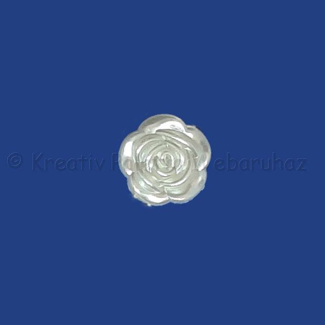 Akril díszítő elem - rózsa 1,5  cm