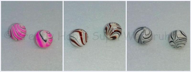 Akril gyöngy - golyó 15 mm 2 db