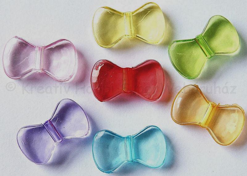 Akril gyöngy - masni, 16 x 9 mm 10 db